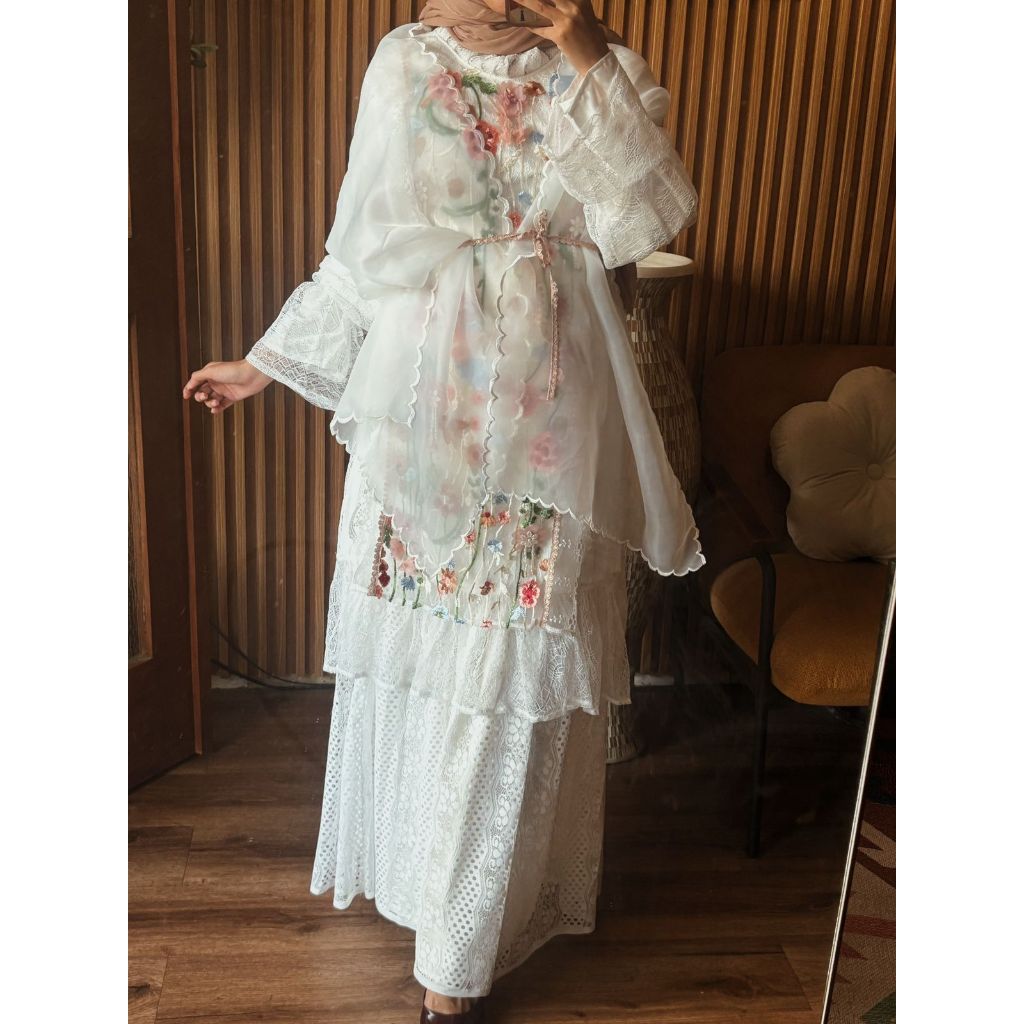 Beachylooks tunic kondangan wisuda alea atasan pesta tunik lamaran atasan brukat