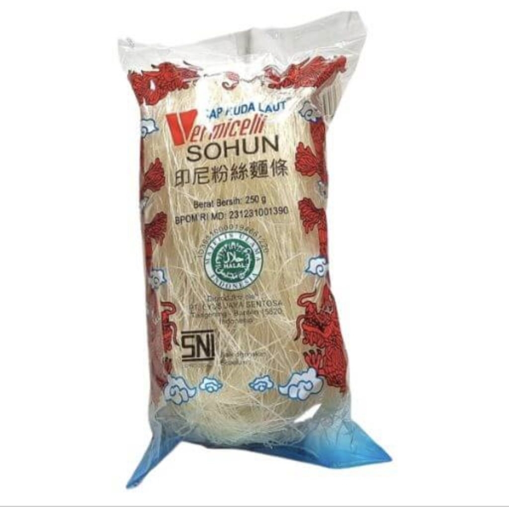 

Sohun Cap Kuda Laut / Soun Cap Kuda Laut 250 gr