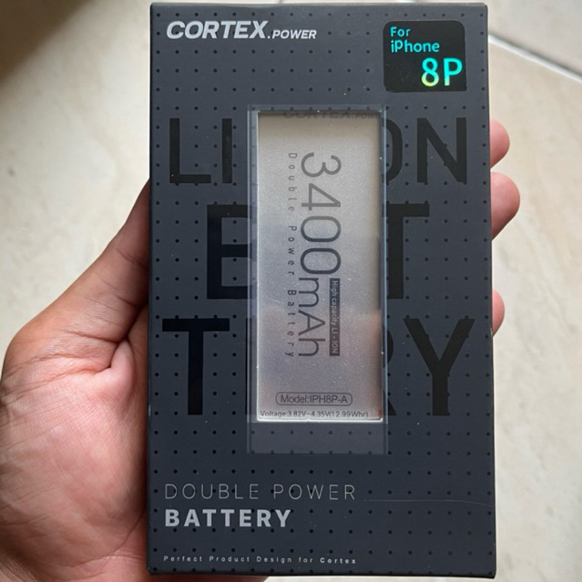 Batre Iphone 8plus Cortex Double Power