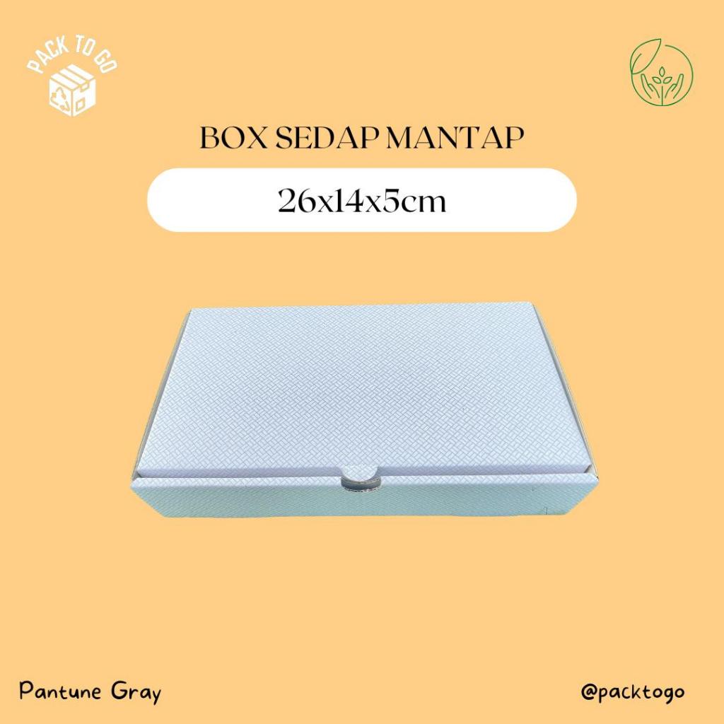 

Box Diecut Pantune Gray (uk 26x14x5cm)