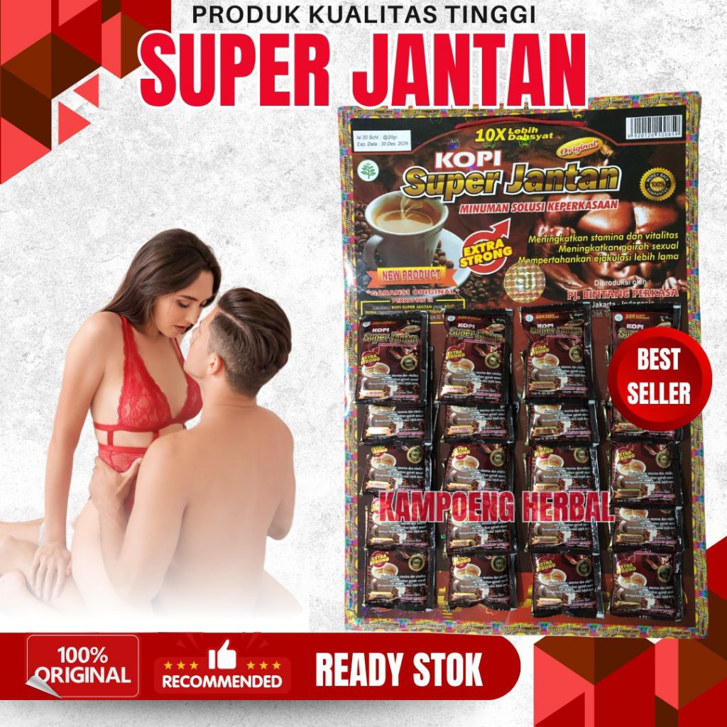 

Kopi Super Jantan Original 1 Papan Isi 20 Sachet 100% Asli