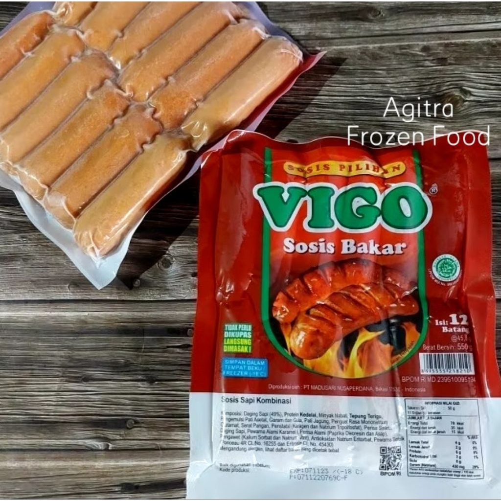 

Vigo Sosis Bakar Isi 12 (550 gr) Exp Feb26