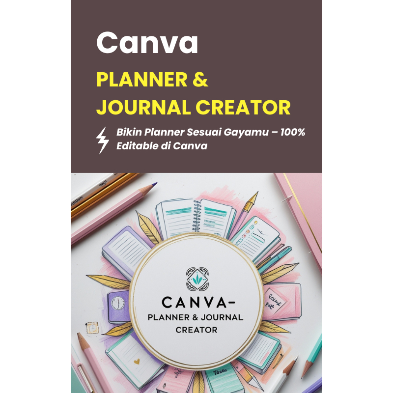 TEMPLATE CANVA PLANNER & JOURNAL CREATOR - (CANVA EDITABLE)