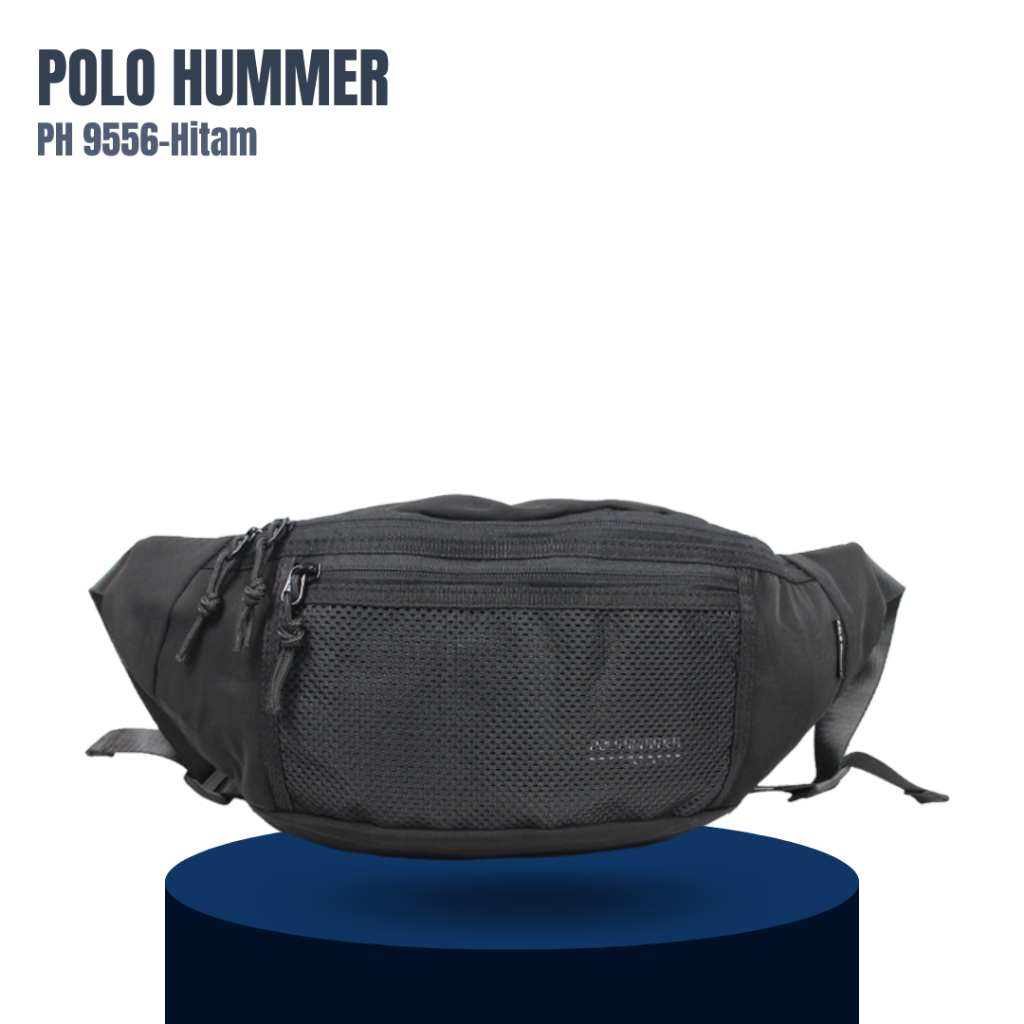Tas Pinggang Pria Multifungsi Waistbag POLO HUMMER - TAS BAHU SLEMPANG