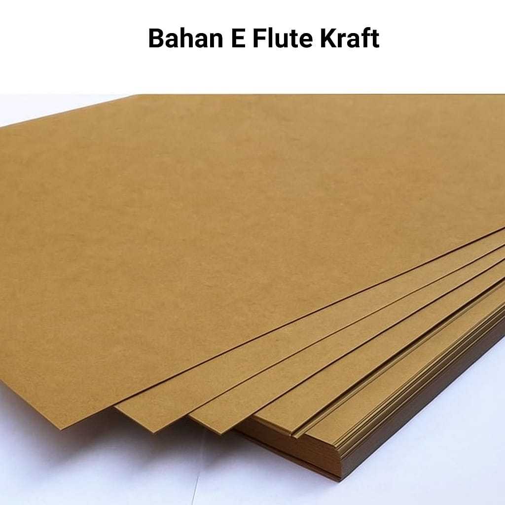

kardus e-flute putih coklat