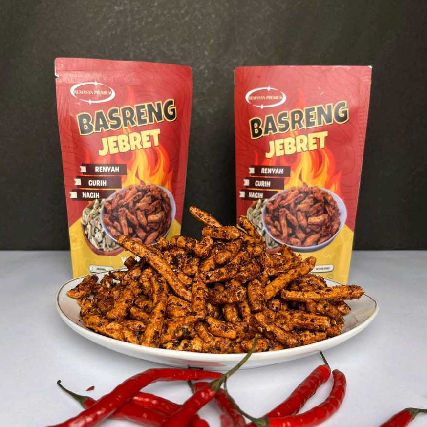 

BASRENG KEMASAN POUCH PREMIUM ORIGINAL PEDAS SNACK FOOD CEMILAN