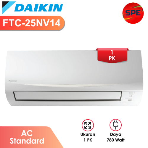 AC 1 PK DAIKIN STANDARD THAILAND FTC-25NV14 GARANSI RESMI (MEDAN)