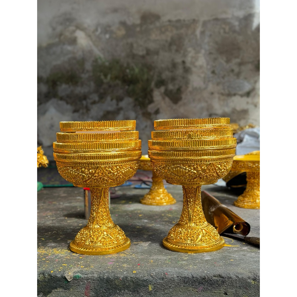 Dulang klasik gold ukuran 28 susun 3