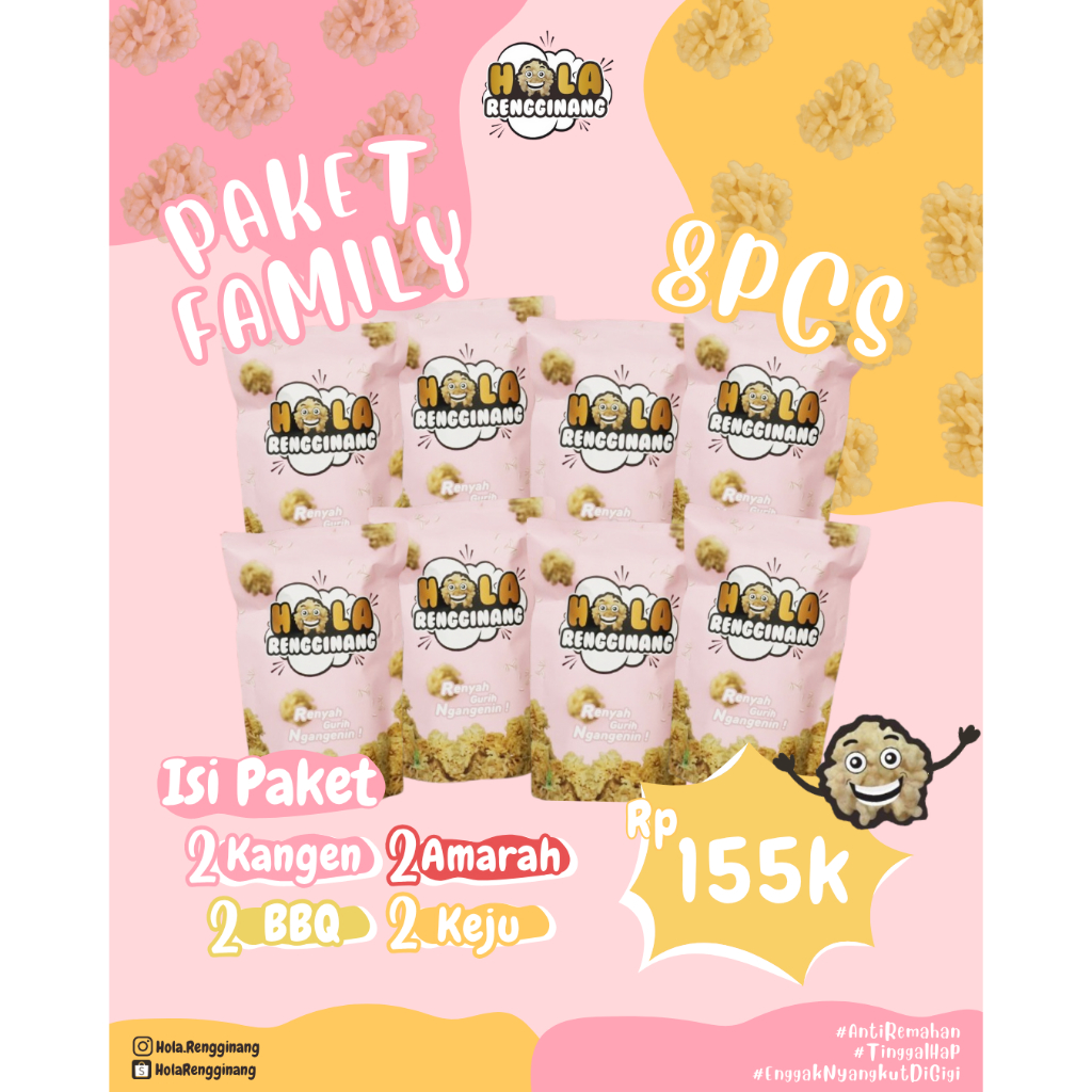 

Hola Rengginang Semua Rasa 100gr