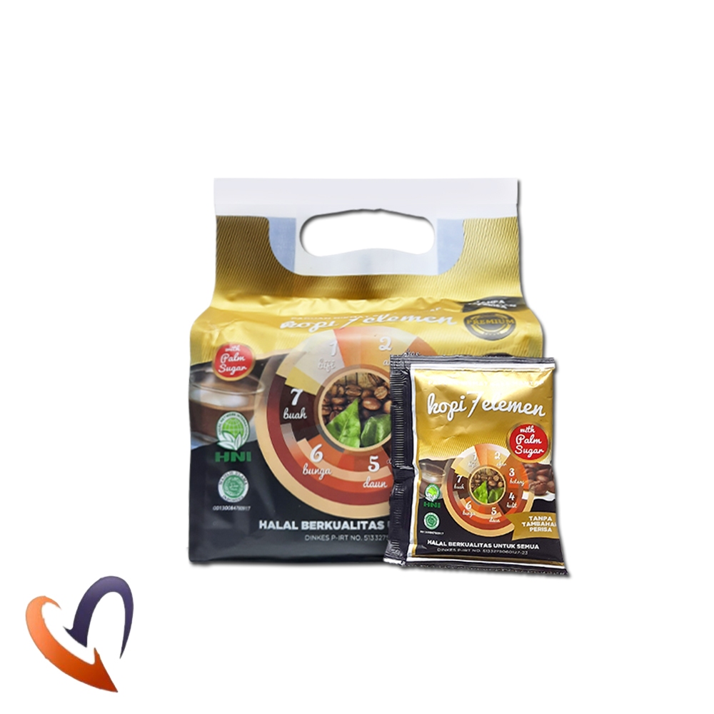 

Kopi 7Elemen PREMIUM HNI Isi 10 Sachet Kopi Kesehatan Berkualitas Tanpa Tambahan Perisa
