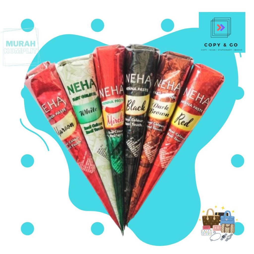 

NEHA ECER SATUAN - NEHA HENNA PASTE NEHA HENNA PASTE COLOUR