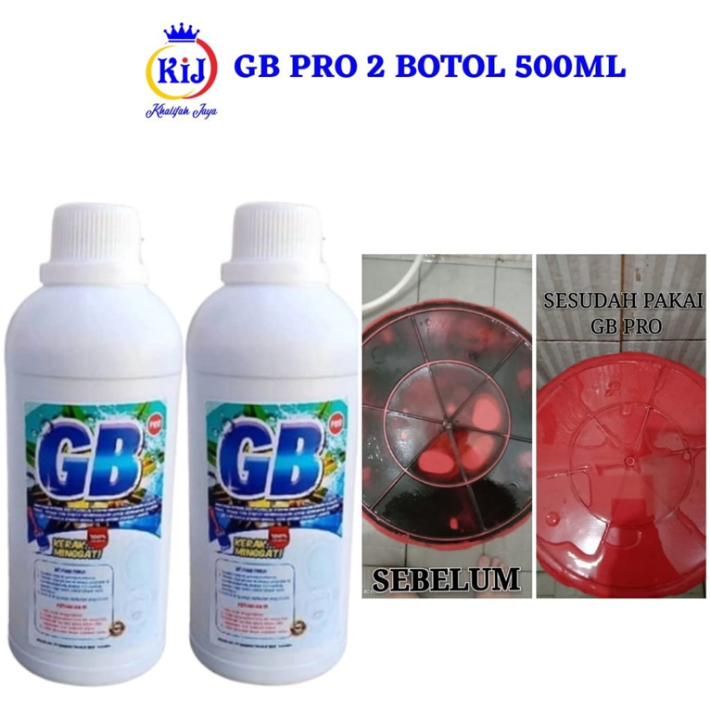 Glisbers GB Pro 2 Botol 500ml PEMBERSIH KERAK KAMAR MANDI
