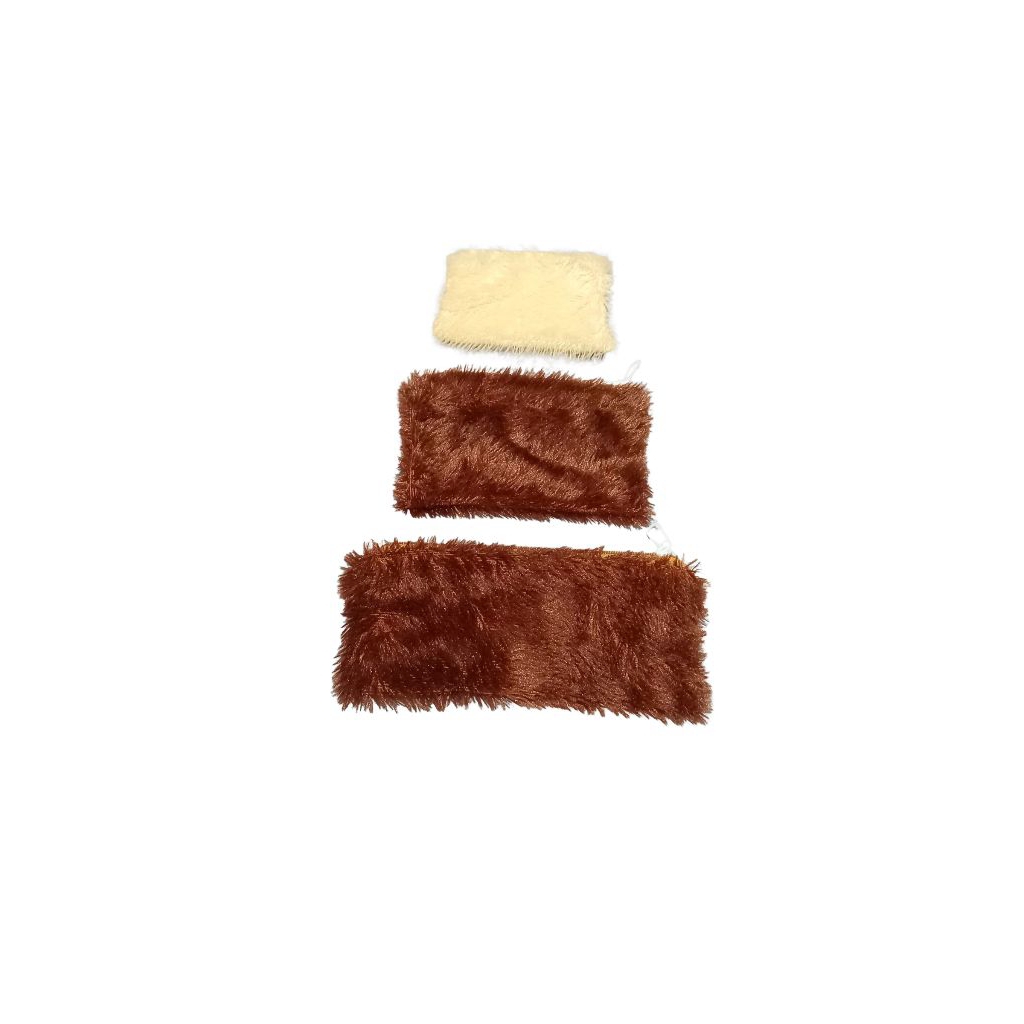 

tempat pinsil bulu, dompet bulu, dompet koin, suvenir murah