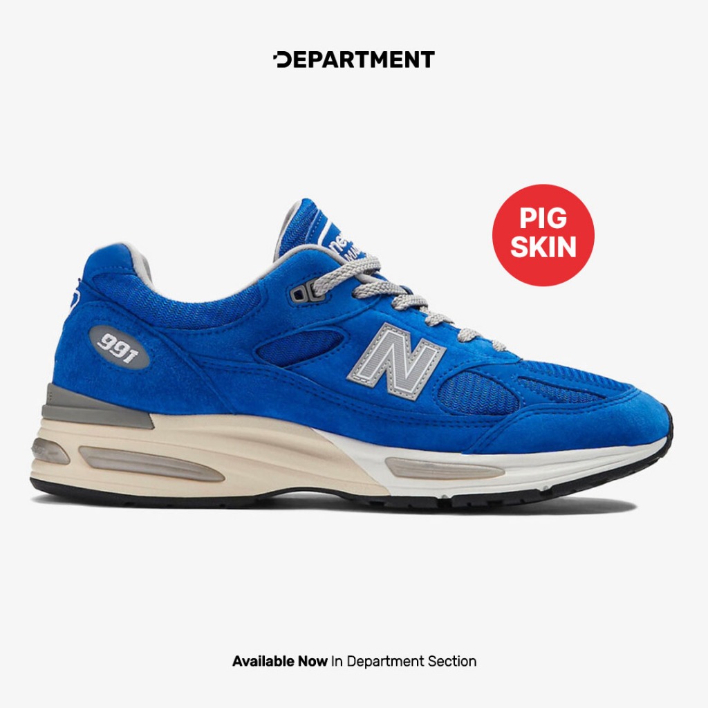 NEW BALANCE Sepatu Sneakers Unisex 991V2 "MADE IN UK" U991BL2 ORIGINAL