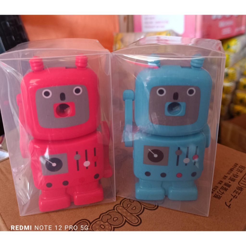 

Serutan Pensil Bentuk Robot