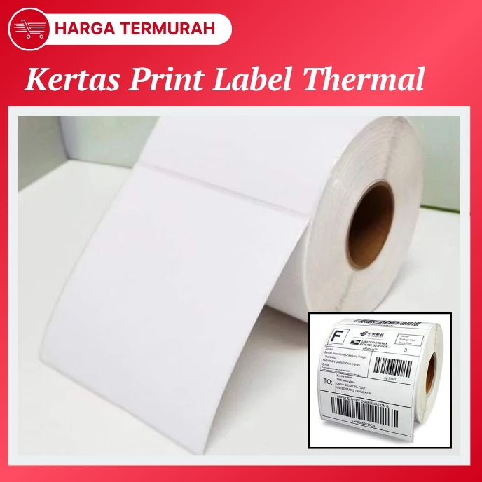 

Kertas Label Thermal Kertas Print Thermal Roll 100 x 150 500 lembar