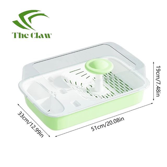 (The Claw) 1SET Kandang Kura-Kura Modern TH-F32 Aquarium Kura Kura Lengkap Dengan Air Mancur/Turtle 