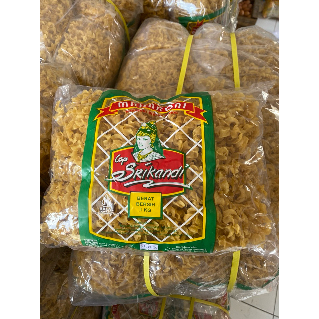 

1 KG VIRAL Makaroni Srikandi Spiral khusus goreng