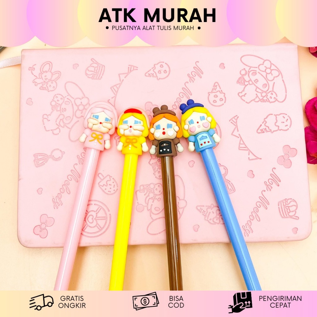 

PULPEN GEL MOLLY POPMART FULLBODY PGK-1912 PEN LUCU IMUT KADO UNIK SOUVERNIR