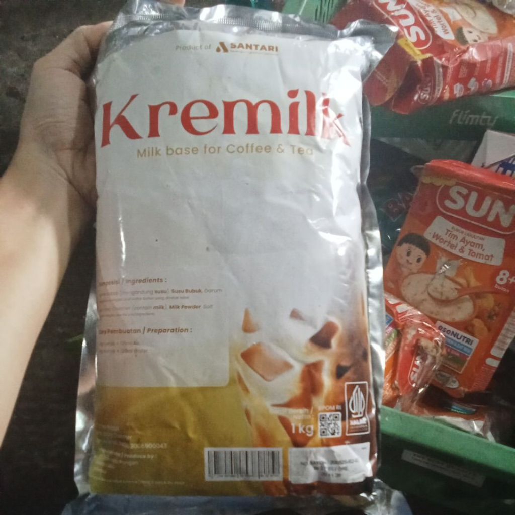 

kremilk milk base powder remix instant 1000gr