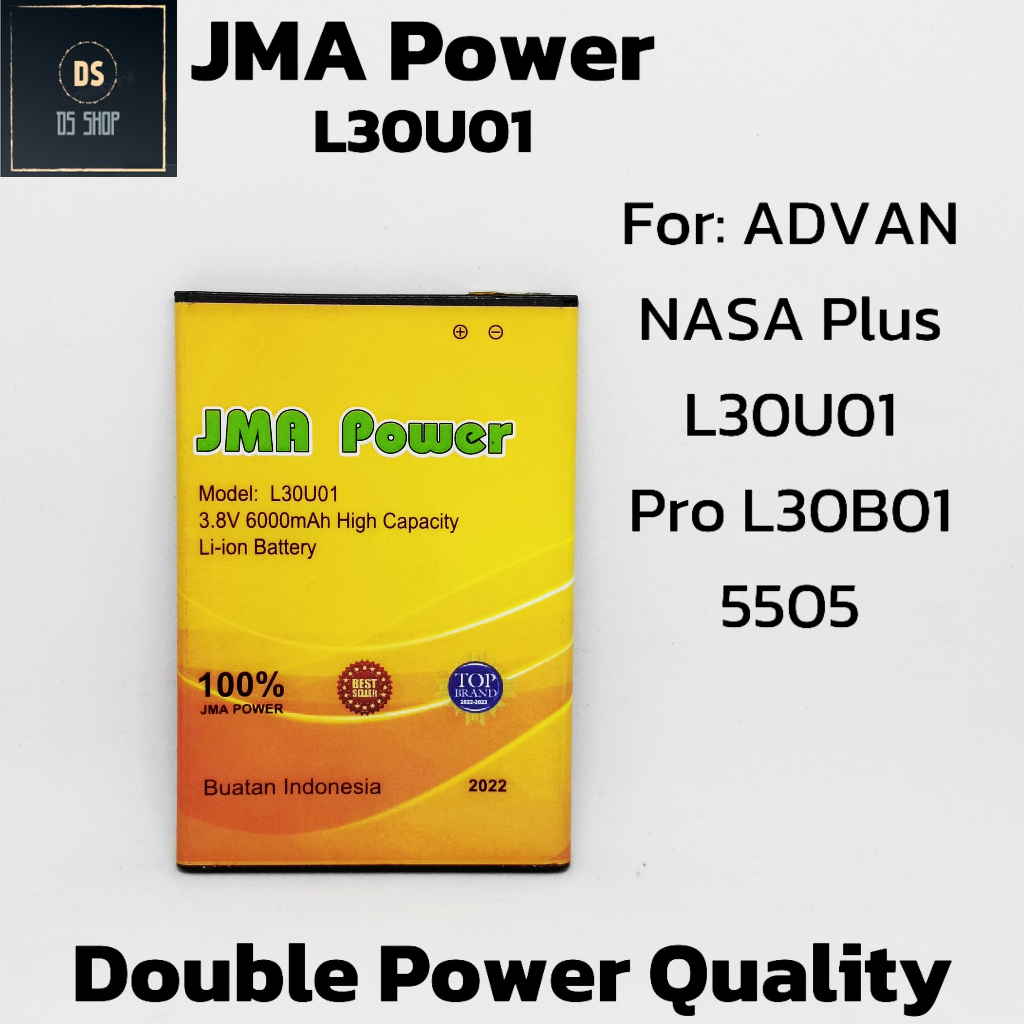 Baterai Hp advan Nasa Plus 5505 L30U01 Original Double Power JMA Batre Batrai HP