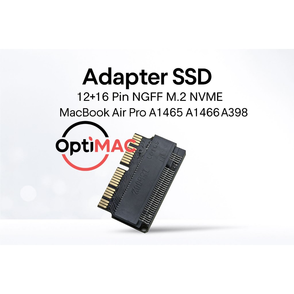 Adapter SSD 12+16 pin NGFF M.2 NVME MacB