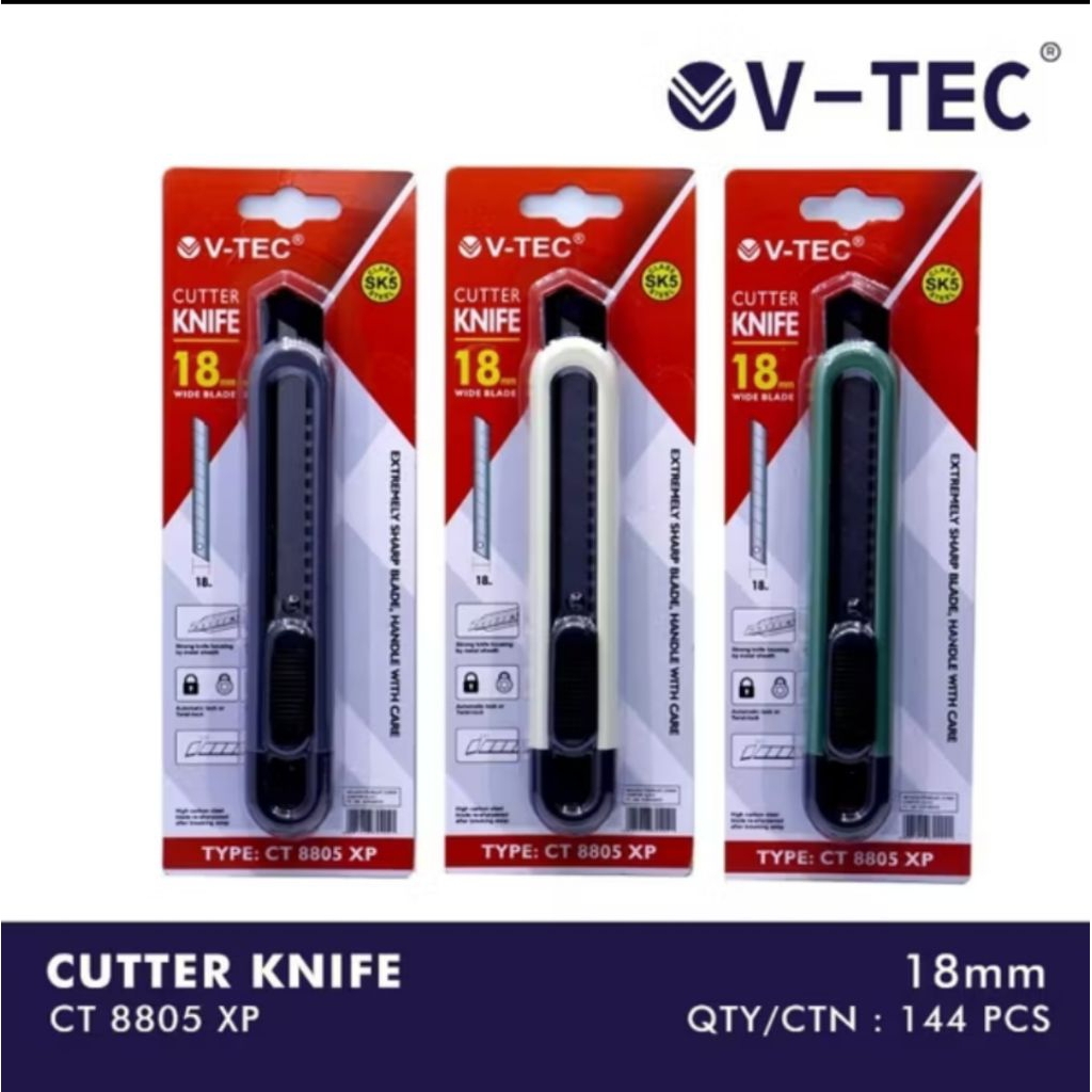 

cutter V-Tec CT 8805 XP 18mm 1 lusin