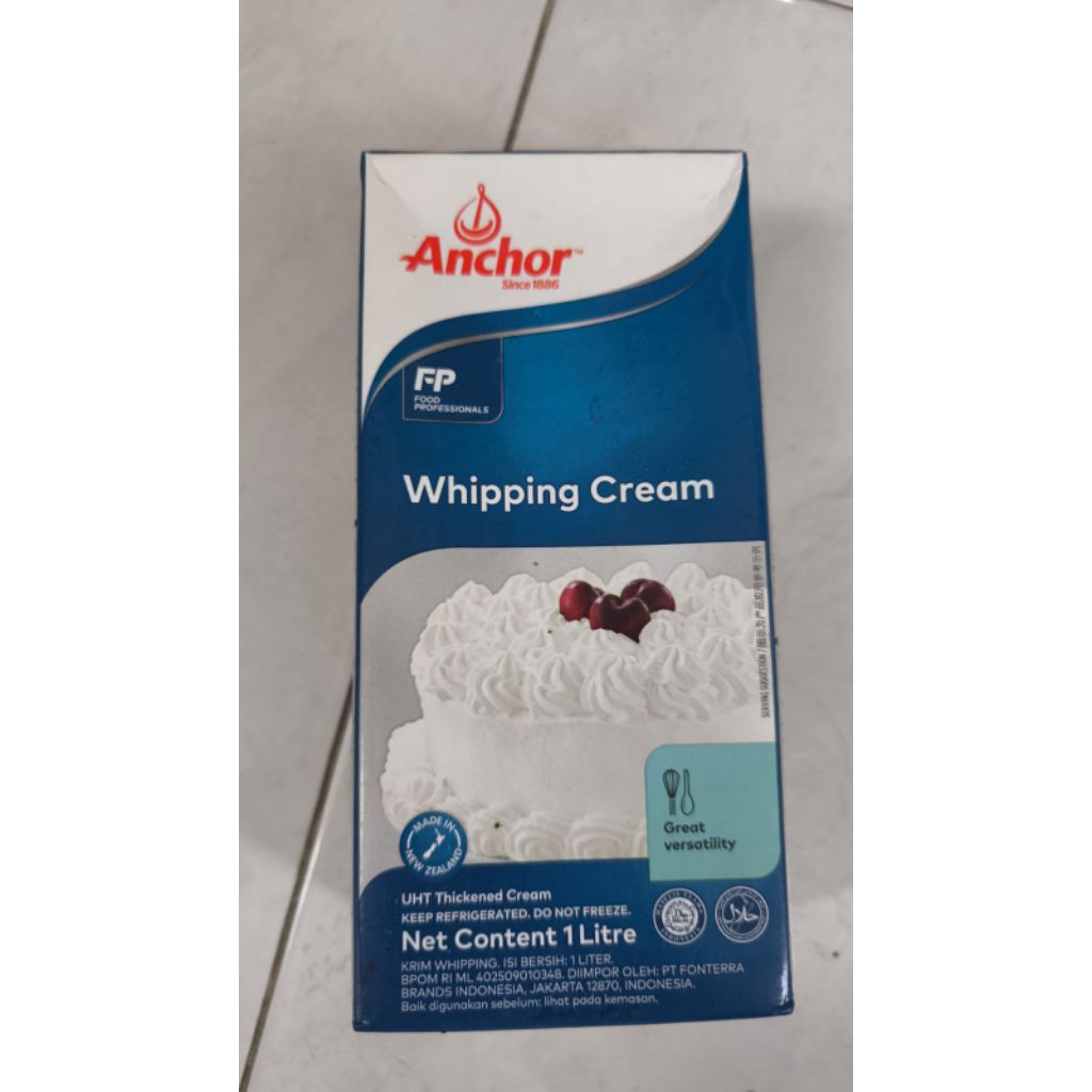 

Anchor Whiping Cream 1 Liter