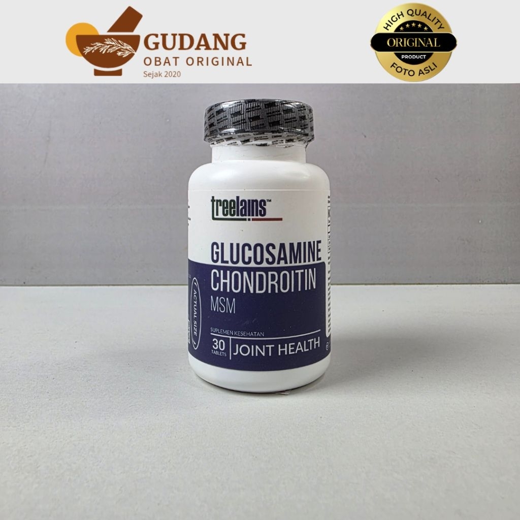Treelains Glucosamine Chondroitin MSM Tablet Suplemen Sendi - 30 Tablet