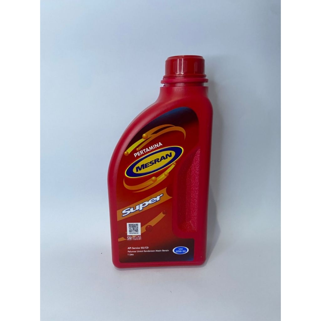 Oli Mesran Super 1 liter Oli Mesran Super 20-50 Bensin