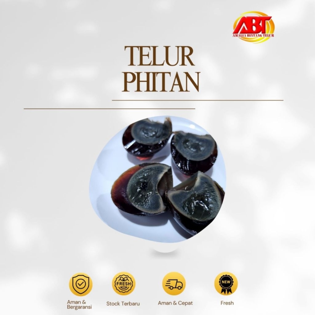 

ABT - TELUR BITAN / TELUR PIDAN / TELUR HITAM / TELUR PITHAN / CENTURY EGG Lezat dan Bergizi Isi 10 Butir (FRESH-AMAN-BERGARANSI)