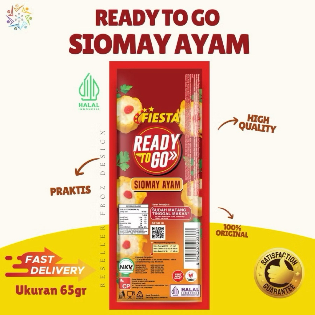 

FIESTA READY TO GO RTG SIOMAY AYAM 65 GR