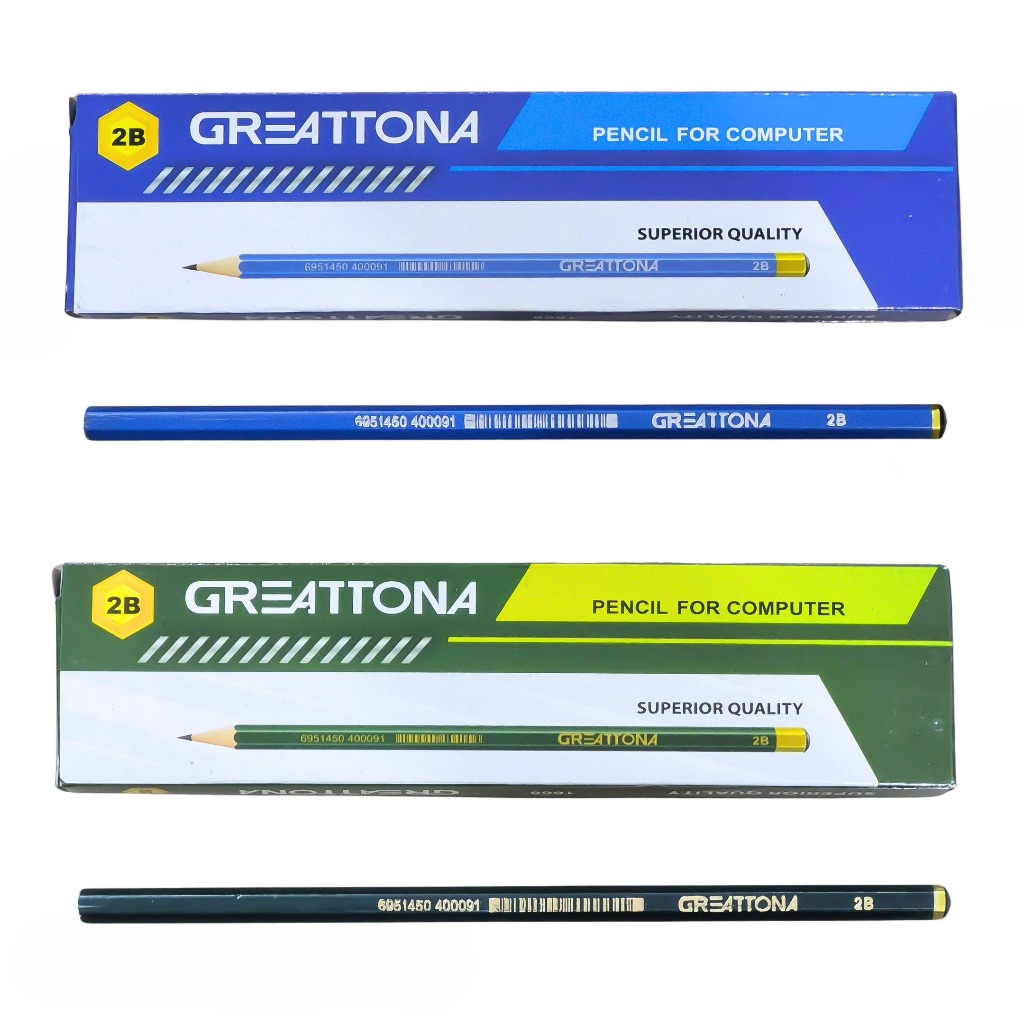 

[1 LSN / 12 PCS] PENSIL GREATTONA 2B