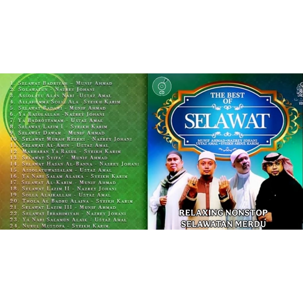 KASET CD SELAWAT RELIGI ISLAM - CD MOBIL LAGU SELAWAT MERDU - CD LAGU SHOLAWAT TERBARU - CD SELAWAT 