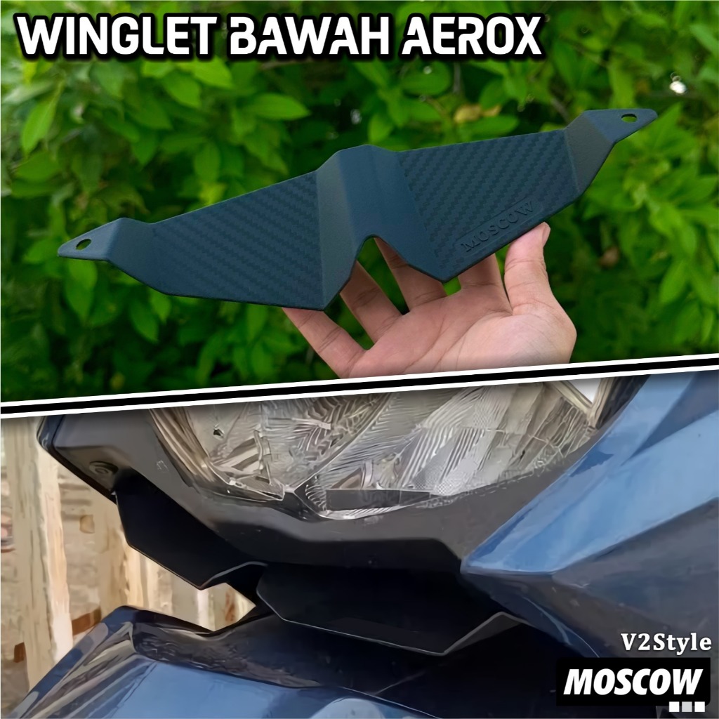 Winglet Aerox 155 Connected / Winglet Aerox New / Winglet Aerox 155 Conected Plastic Abs Aksesoris W