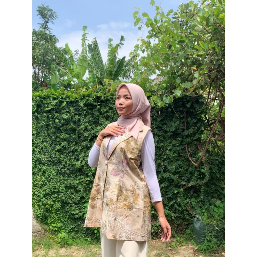 Baju Ecoprint Wanita | Outer | Tunik | Cardigan | Gamis | Blouse | Baju Kerja Wanita Formal dan Non 