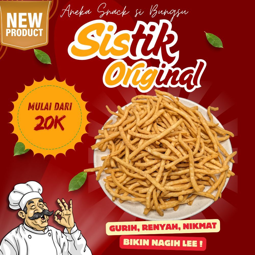 

stick bawang gurih renyah cemilan gurih murah bikin nagih rasa original