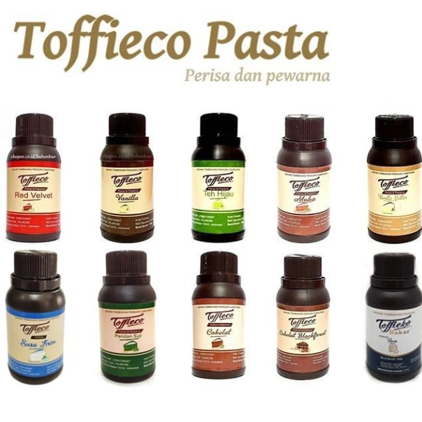 

Toffieco Pasta Rhum Bakar / Zero Bakar / Black Forest / Semprot / dll 100gr