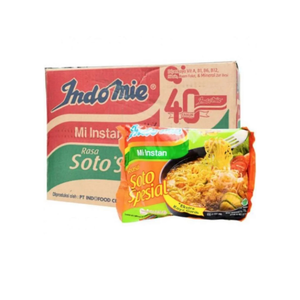 

Indomie Soto Spesial 75g – Solusi Cepat untuk Makan Siang Lezat