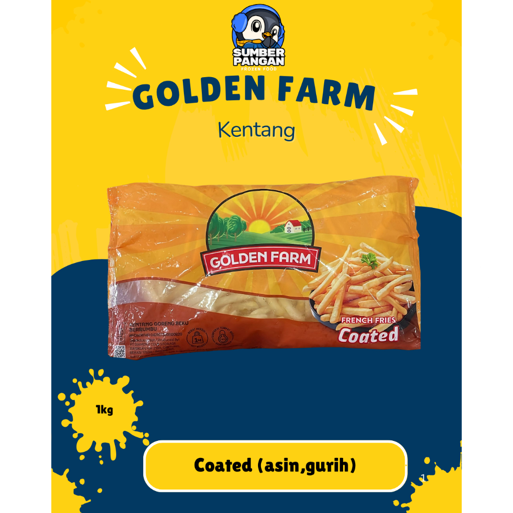 

GoldenFarm Kentang Coated 1kg&500gr