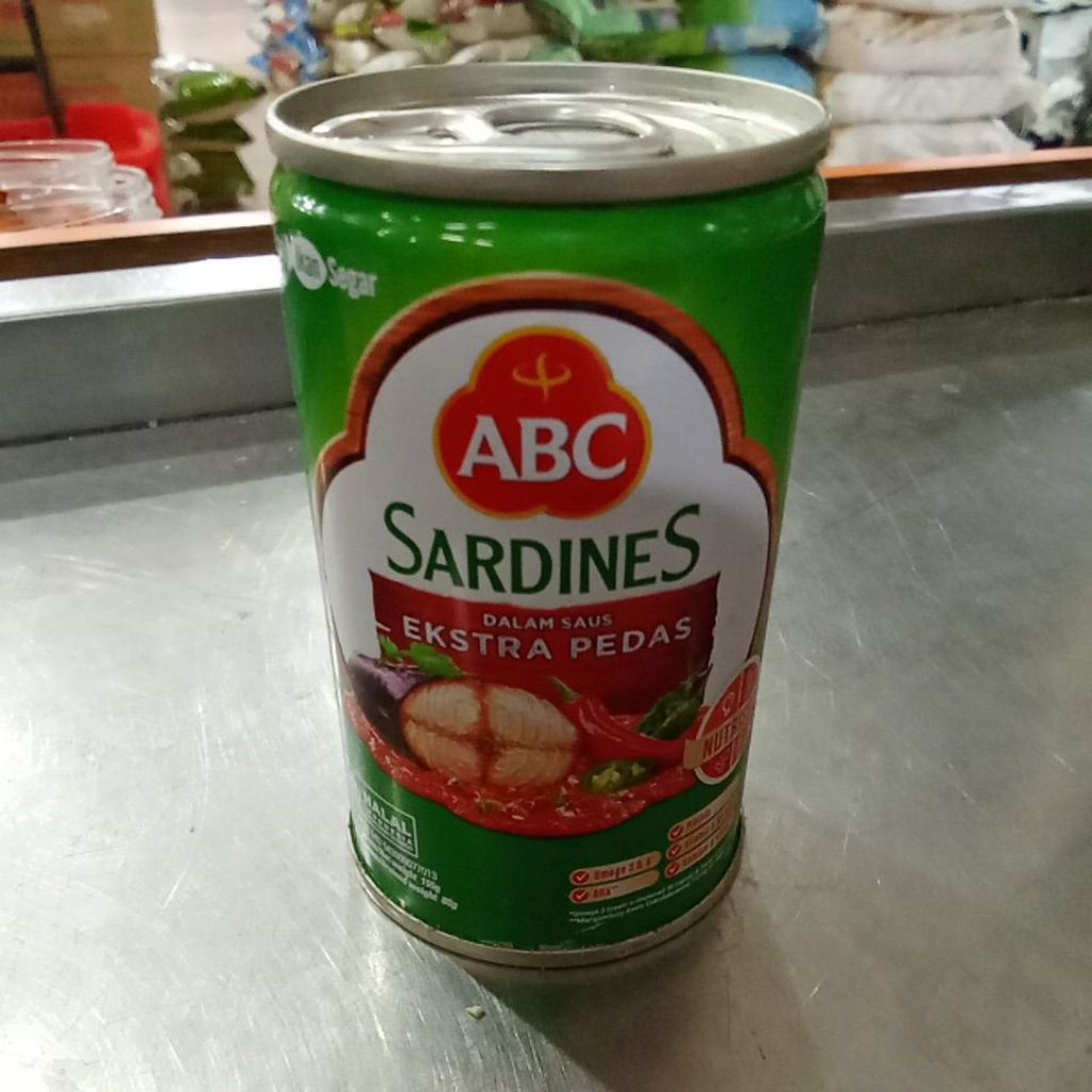 

ABC SARDINES EXTRA PEDAS 155 gram