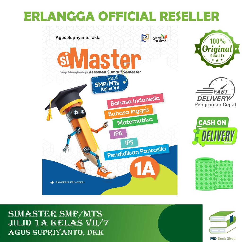 SIMASTER SMP/MTS - ERLANGGA - AGUS SUPRIYANTO