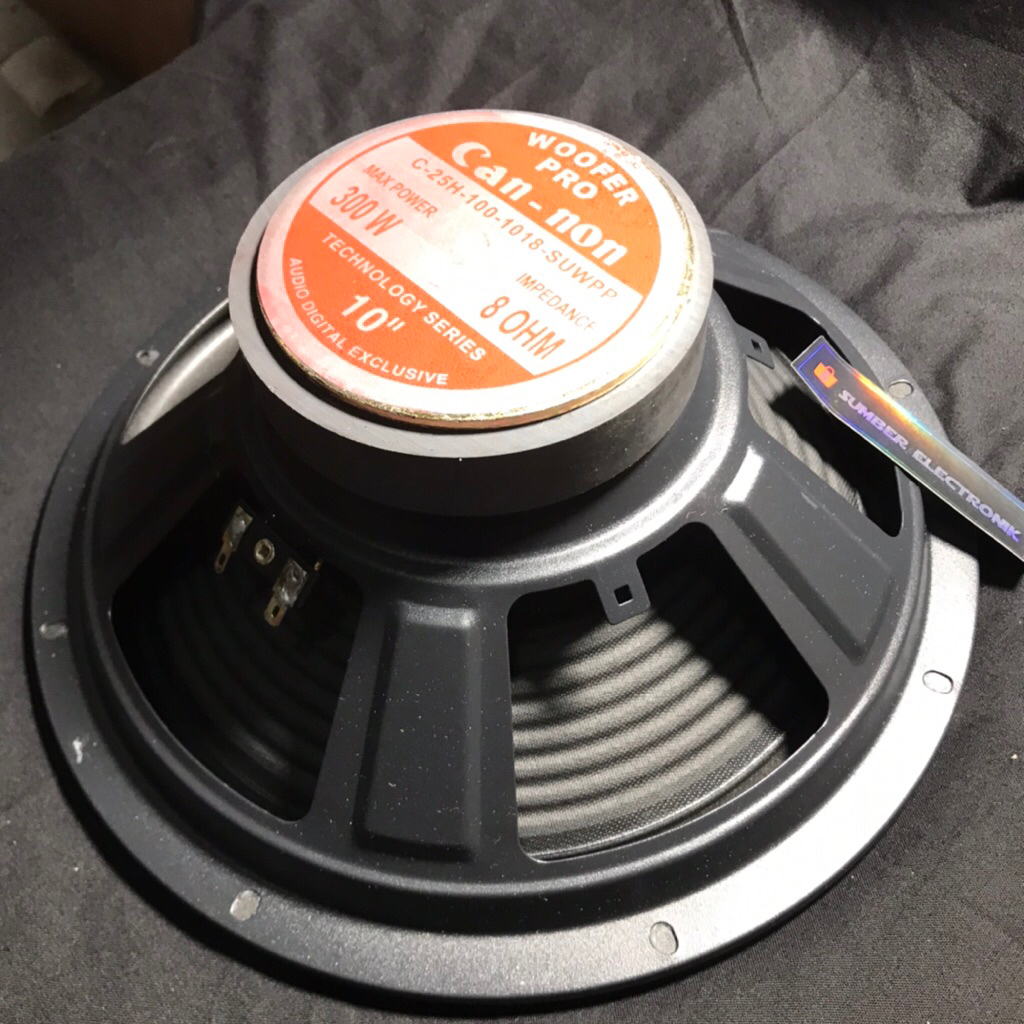 speaker 10 inch canon C-1018-HW Full range / 10 inch cannon woofer pro