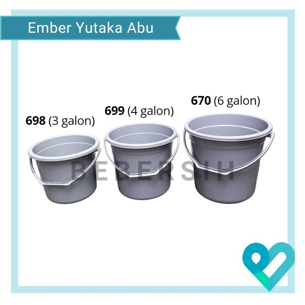 Ember Yutaka Abu Silver Murah/ Ember Yutaka 3gl 4gl 6gl