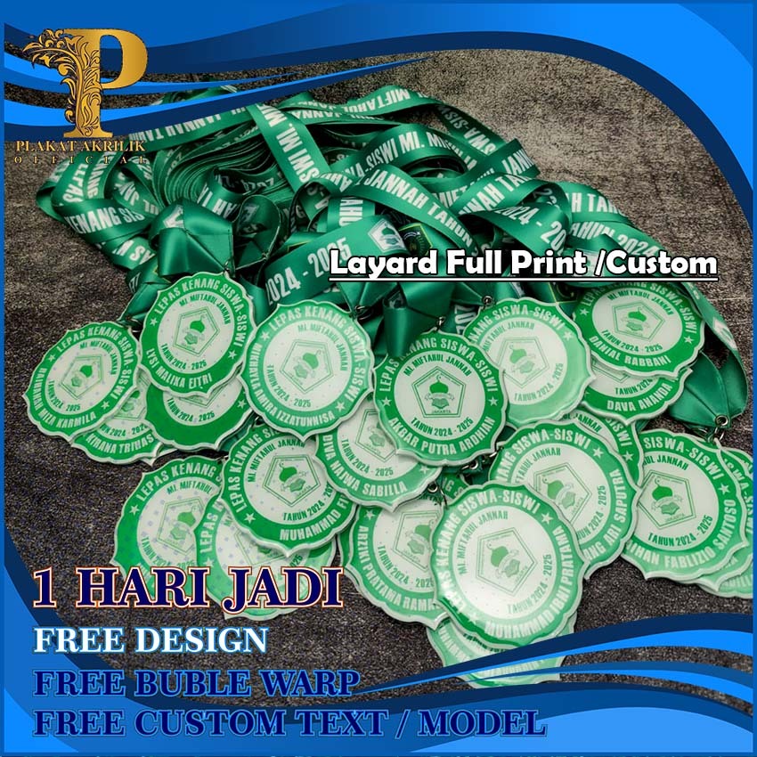 medali, medali custom, medali wisuda, medali graduation, medali akrilik custom