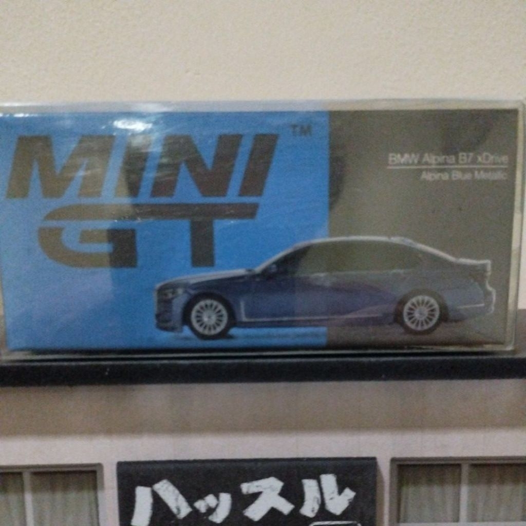 Minigt Mini GT BMW Alpine B7 xdrive Blue Metallic