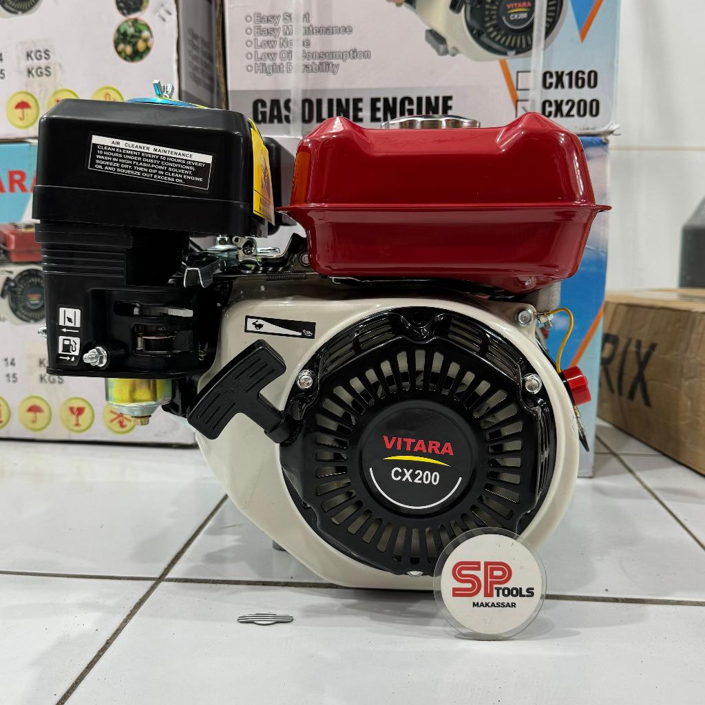 MESIN ENGINE / PENGGERAK SERBAGUNA BENSIN 6.5HP GX200 CX200 VITARA