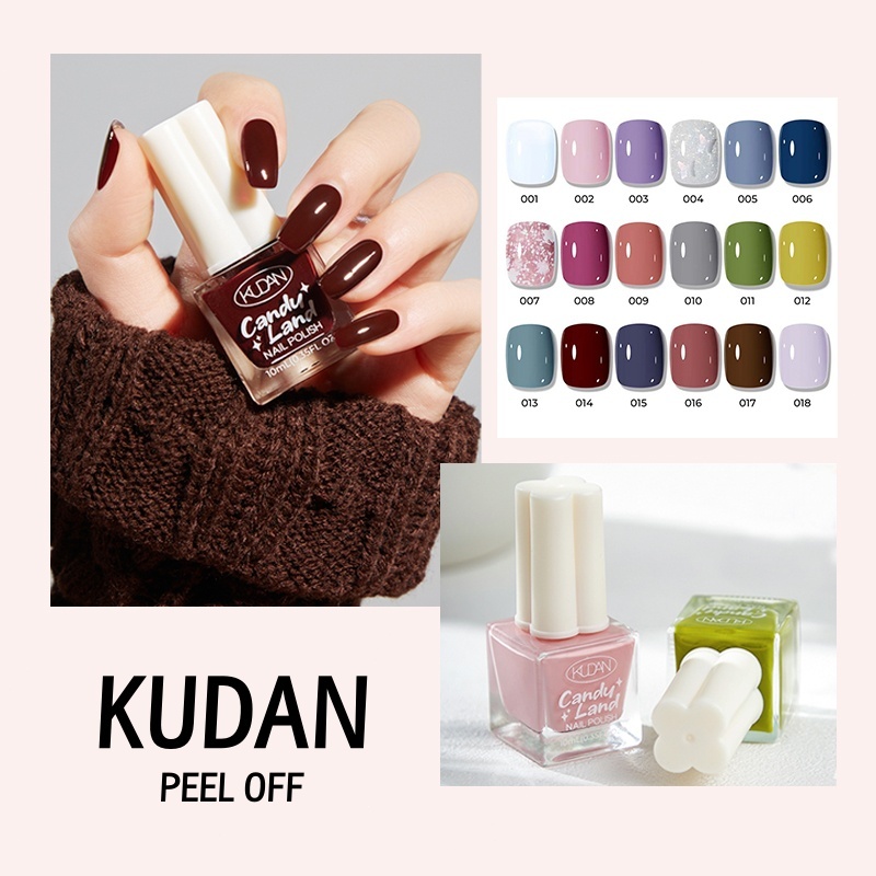 [BPOM] KUDAN Kutek Peel Off Kutek Halal Bisa Untuk Sholat kutek kudan peel off halal (MZ020)