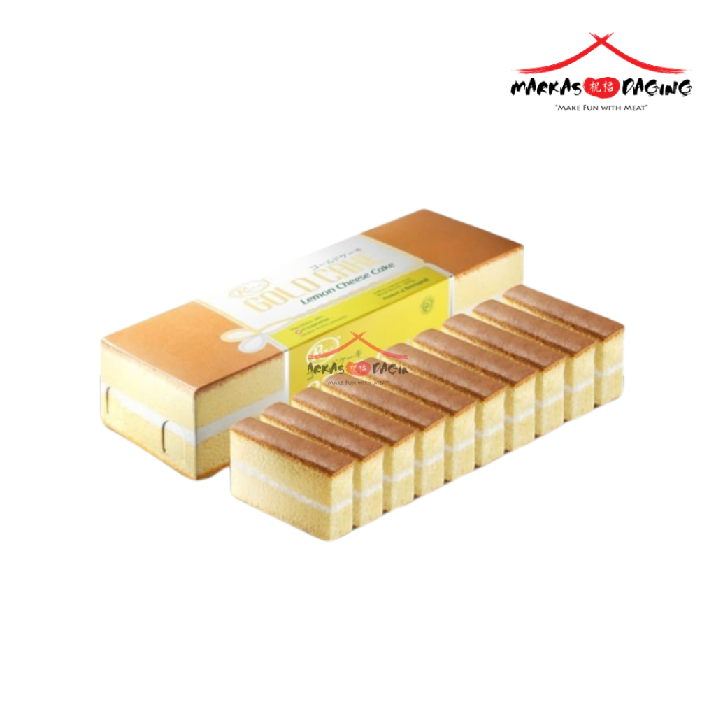 

Rious Gold Cake Lemon Cheese Cake 200 Gram / Cheesecake - Markasdaging