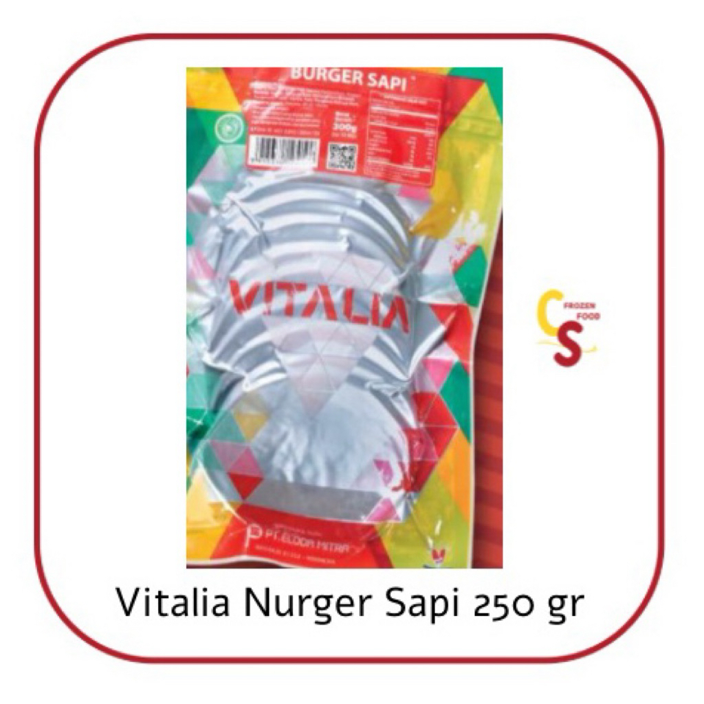 

Vitalia Burger Sapi 250 gram